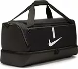 Nike Sac de Sport Rigide Soccer, Noir/Noir/Blanc, Taille Grande