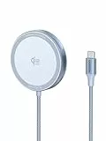 UGREEN MagFlow Qi2 25W Chargeur Induction iPhone Certifié Compatible avec MagSafe iPhone 16 15 14 13 12 Plus Pro Max AirPods 4 3 Pro 2 avec Rallonge 1.5M Chargeur sans Fil Magnétique