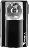 VARTA Lampe Torche, Palm Light, lumière, lampe de poche avec clip de fixation pratique, en métal élégant, non équipée