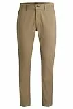 BOSS Hommes Chino Slim Pantalon Slim en Satin de Coton Stretch