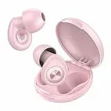 CASCHO Bouchon D'oreille pour Dormir, Bouchons Réutilisables en Silicone Souple Anti-Bruit 45dB, Design Léger Ergonomique, Sommeil/Travail/Voyage, 4 Tailles (XS/S/M/L), Couleur Rose