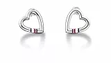 Tommy Hilfiger Jewelry Clous d'Oreilles pour Femme en Acier Inoxidable en Forme de Cœur - 2700909