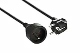 Electraline 20848025D Rallonge Prolongateur électrique 10 m 16A - section 3G1,5 mm² noir