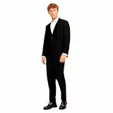 JACK & JONES Jprbushwick Mathew Regular Suit Costume, Onyx Noir-Coupe : Droite, 52 Hommes