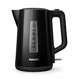 Philips HD9318/20 Bouilloire Plastique Noire 1,7 L, 2 200 W