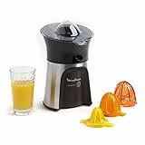 Moulinex PC603D10 Vitapress Direct Serve 3 Cônes-Presse-Agrume Gris Métallisé/Noir 100W