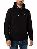 GANT REG Hoodie Sweat À Capuche Shield Regular, Black, L Homme