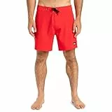 Quiksilver SURFSILK Kaimana 16 Shorts, Rouge à Haut Risque, 33W Men's
