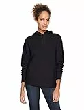 Amazon Essentials Sweat à Capuche en Polaire Coupe Standard (Disponible en Grande Taille) Femme, Noir, M
