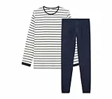 Petit Bateau Pyjama Marinière Petit Garçon en Coton 3 Ans