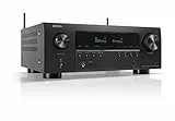 Denon AVR-S970H Amplificateur Home Cinéma 7.2 Canaux avec Dolby Atmos, DTS:X, HDMI 8K, Bluetooth, Wi-FI, AirPlay 2, HEOS Multiroom, Compatible Alexa - Noir