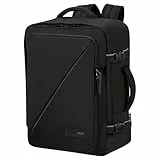 American Tourister Take2Cabin - Sac de cabine Easyjet 36 x 20 x 45 cm, 38 L, 0,70 kg, bagage à main, sac à dos d'avion M, sous-siège, noir (noir)