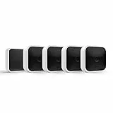 Blink Indoor, Caméra de surveillance HD sans fil avec deux ans d'autonomie, détection des mouvements et audio bidirectionnel, fonctionne avec Alexa | Kit 4 caméras