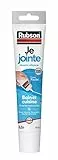 Rubson Je Jointe Mastic Transparent 50 ml, mastic étanche anti-moisissure en tube prêt à l'emploi, mastic silicone durable pour joints sanitaires spécial Bain & Cuisine