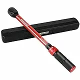 ATsafepro Clé dynamométrique 1,27 cm 20-230 Nm, double direction réglable, précision ± 3% 72 dents pour entretien automobile