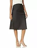 The Drop Maya Jupe soyeuse à enfiler pour Femme, Noir, 3XL Grande taille