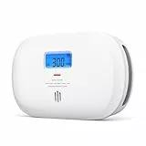 X-Sense Détecteur de Monoxyde de Carbone, Détecteur de CO à Pile Remplaçable avec Affichage Numérique, Alarme de Monoxyde de Carbone Portable avec Mémoire de Valeur de Crête de CO, XC0C-SR, Lot de 1