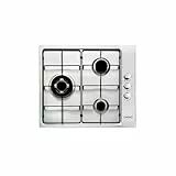 CATA CATA GI 6021 X Table de Cuisson à Gaz 3 Brûleurs En Fonte Allumage Électronique Soupapes de Sécurité Préparé Pour le Gaz Naturel Puissance 6,25kW Couleur Noir 58 cm