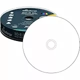 MediaRange MR509 Lot de 10 BD-R DL 50 Go, vitesse 6 x, blanc