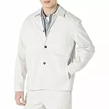 Amazon Essentials Veste Utilitaire En Coton Stretch Coupe Décontractée Homme, Gris Pierre, M