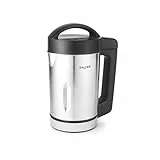 Salter Soupe Maker Numérique - 1,6L, Idéal pour la cuisson en lots, 5 réglages (lisse, morceaux, boissons, maintien au chaud, mélange/nettoyage), Capteur anti-débordement, Acier inoxydable, 900W