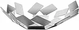 Alessi - La Stanza dello Scirocco MT01 - Corbeille à Fruits Design en Acier Inoxydable 18/10, Brillant, Argenté, 24.5 x 23.2 x 6.2 cm