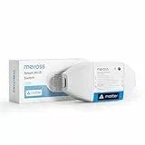 Meross Interrupteur Connecté Matter, 16A Interrupteur WiFi avec Matter Simple Setup (MSS) et Suivi de Consommation d'Énergie, Commutateur Universel DIY Compatible avec Apple Home, Alexa et Google Home
