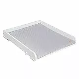roba Table à Langer avec Matelas à Langer Doux Style' Gris argenté, surélévation pour Machine à Laver