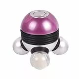 XIAOBAN Mini masseur portable – Vibrations de massage puissantes pour soulager les muscles et la relaxation, masseur corporel vibrant portable avec lumière LED pour soulager la douleur de la main, de