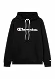 Champion Legacy Man-Big Logo Hoodie Sweatshirt à Capuche, Noir (Kk001), M Homme