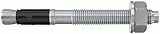 fischer - Goujon d’ancrage FAZ II Plus 12x180 80/100 en acier électrozingué/Boite de 20