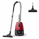 Philips Série 2000 Aspirateur Avec Sac - 900 W Avec Filtre Anti-Allergènes, Rayon d'Action de 9 m (FC8243/09)