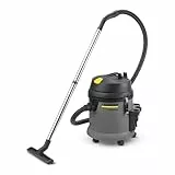 Kärcher Aspirateur Eau et poussières NT 27/1, Puissance : 1380 W, cuve Plastique : 27 l, Tuyau d'aspiration : 2,5 m, coude, suceur pour sols humides/secs (300 mm), buse de Fentes
