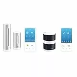 Netatmo Station Météo Intérieur Extérieur Connectée Wifi, Capteur Sans fil, Thermomètre, Hygromètre, Baromètre, Sonomètre & Anémomètre connecté sans-fil pour la Station Météo Netatmo, NWA01-WW
