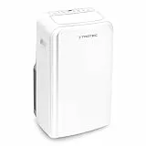 TROTEC Climatiseur mobile connecté PAC 3910 X - 3,9 kW (13 300 BTU), commande par smartphone - 3 en 1 : refroidissement, déshumidification, ventilation, pour pièces jusqu'à 130 m³, télécommandé