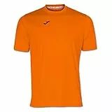 Joma T-Shirt de Sport à Manches Courtes pour Homme, léger et Respirant, idéal pour Tout Type de Sport - Combi, Orange, L