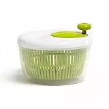 Moulinex Classic Essoreuse à salade 5 L (5/7 pers), Compatible lave-vaisselle, Essore la salade facilement et rapidement, Bouton stop, Fabriquée en France K1690104, fabriqué en France