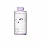 Olaplex 4P Shampoing Violet Révélateur de Blonde, Répare, Hydrate et Illumine les Cheveux Blonds, Éclaircis et Gris, Sans Sulfate, 250ml