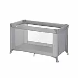 Bebeconfort Sweet Dreams, Lit Parapluie Bébé, 0-3 Ans (0-15 kg), Léger, Grand Matelas, Ouverture Latérale, Design Pliable, Sac de Transport Inclus, Mineral Gray