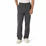 Amazon Essentials Pantalon de Survêtement en Polaire à Bas Ouvert (Existe en Grandes Tailles) Homme, Charbon Chiné, L