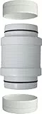 Regiplast FLEXMM Raccord Extensible mâle ø 100 mm, Blanc