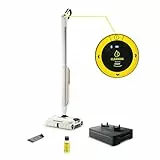 Kärcher Nettoyeur de Sols Durs Intelligent FC 8 Smart Signature Line, Sans Fil, Connecté, Silencieux, 4 Rouleaux Microfibres, Batterie : env. 60 min, Surface Nettoyée par Charge : env. 230 m²