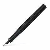 Faber-Castell 140960 - Stylo Grip Edition, largeur de plume M, All Black, 1 pièce