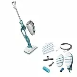 BLACK+DECKER Balai Vapeur 9 en 1 avec Nettoyeur à Main et Gant SteaMitt, 1,3 kW, FSMH1351SM-QS