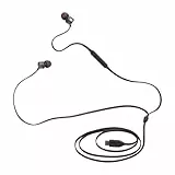 JBL Tune 310 C, Écouteurs filaires Hi-Res, son Pure Bass JBL, connexion USB-C, câble plat anti-nœuds, télécommande à trois touches avec microphone, en noir