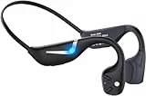MONODEAL Casque Conduction osseuse, Bluetooth 5.3 Casque à Oreille Ouverte, Casque de Sport sans Fil étanche IP67 pour Coureurs, Cyclisme, randonnée