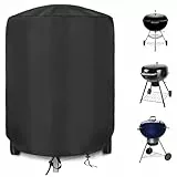 Housse de barbecue Weber 57 cm, 500D Oxford imperméable, pour barbecue sphérique Weber 57 cm, accessoire de barbecue à gaz (Φ71 x 68 cm)