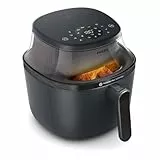 Philips Air Fryer Série 3000 7,2 L, fenêtre de cuisson, friteuse 16 en 1, technologie RapidAir Plus, élimination des graisses, application de recettes HomeID, facile à nettoyer (NA340/00)