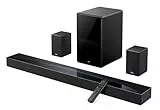 TCL Barre de Son emblématique Home Cinéma avec 7.1.4 canaux Q85H Pro -AI Sonic Adaptation Tutti Choral - Puissance maximale de 860 W