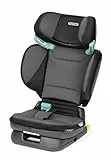 Peg Perego Viaggio Flex Siège Auto ISOFIX avec Technologie Avancée, Inclinable, Pliable, Dossier Renforcé, pour Enfants de 100 à 150 cm (3-12 ans), 15-36 kg, Crystal Black